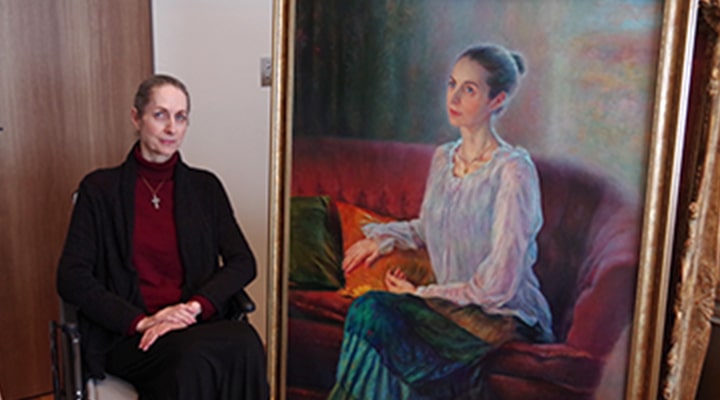 第65回全日肖展に母の肖像画を出展し、文部科学大臣賞を受賞