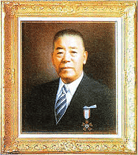 日本オリンピック委員会 元会長 古橋廣之進氏の肖像画